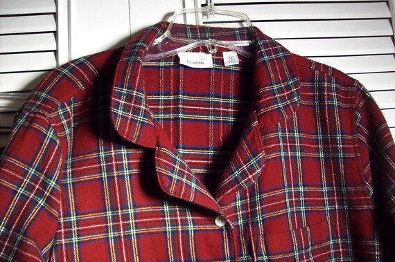 L L Bean XL, Pajamas, Cotton Flannel, Stewat Plai… - image 5