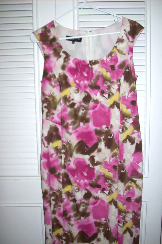 Dress 12, Vintage Silky Sheath or Shift Dress  - … - image 3