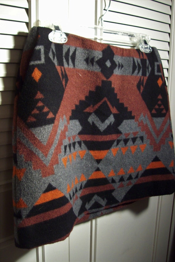 Skirt 8, Gap Aztec Short Lined Skirt.  All Wool. … - image 2