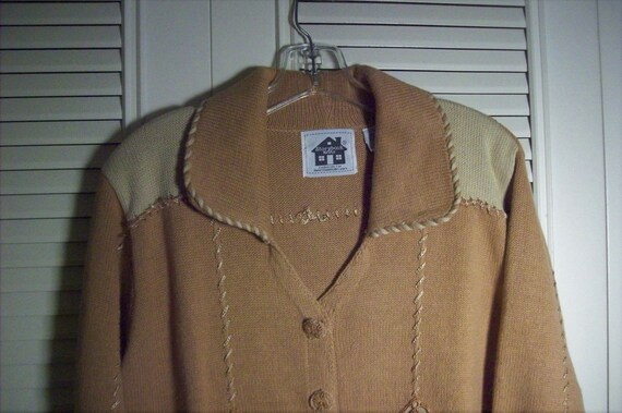 Sweater Medium, Fall Entry for Fall, Camel Ramie … - image 3