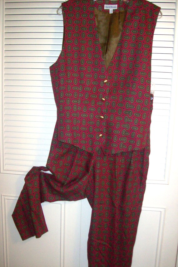 Vest 12,  Two Pieced Vest and Pants. Smart Fun Ca… - image 1