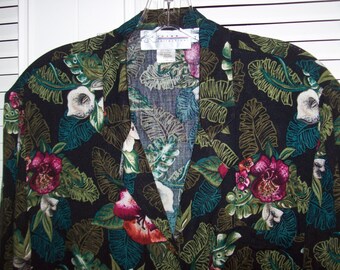 Shirt Large, Vintage Nygard Collection Shirt Island Floral Size Large Vacation Find