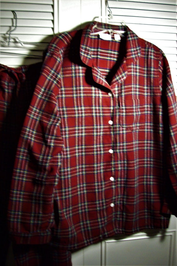 L L Bean XL, Pajamas, Cotton Flannel, Stewat Plaid