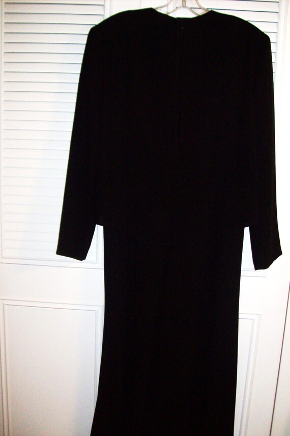 Dress 10. Evening, Vintage Caron of Chicago Black… - image 4