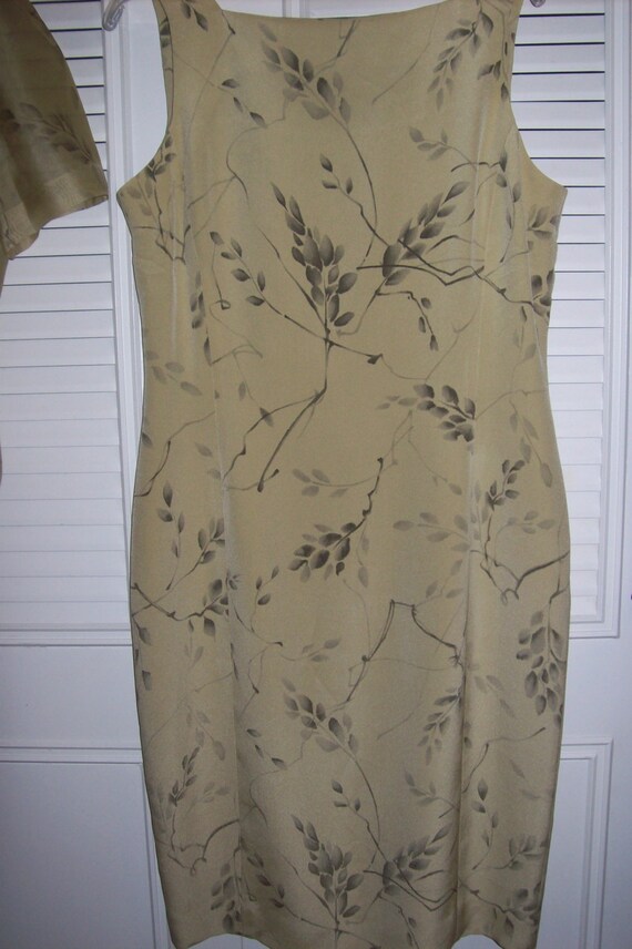 Vintage Dana Buchman  Silk Evening Dress and Jacke