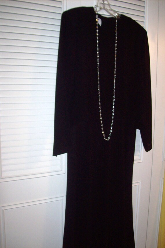 Dress 10. Evening, Vintage Caron of Chicago Black… - image 2