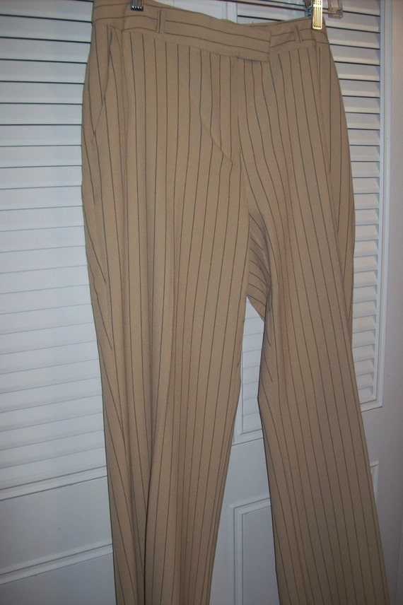 Pants 12,  Pin Striped Evan Picone Pants - Career 