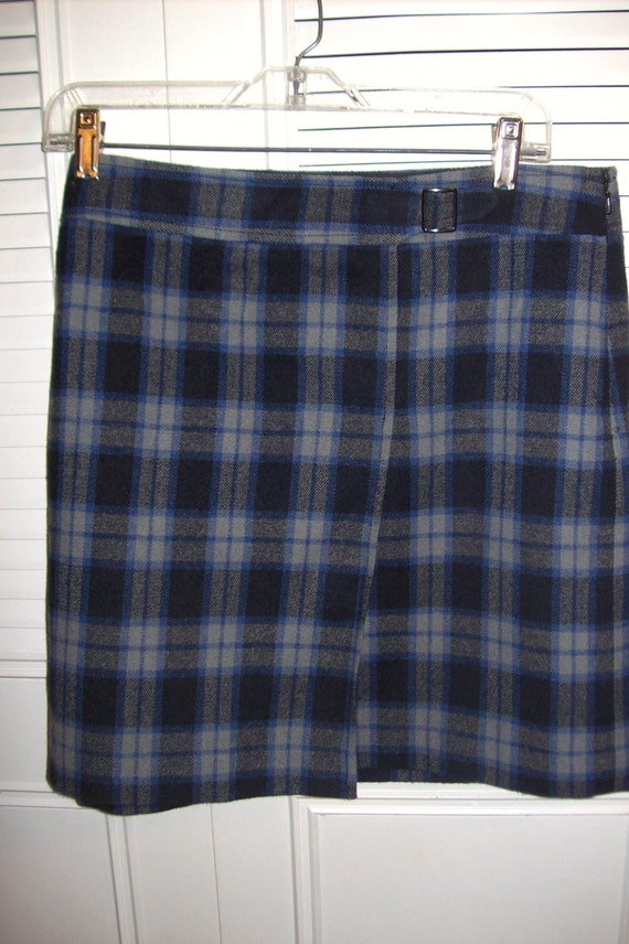 Jupe Ann Taylor Loft Taille 38 Imprimé Carreaux - Occasion Très Bon État