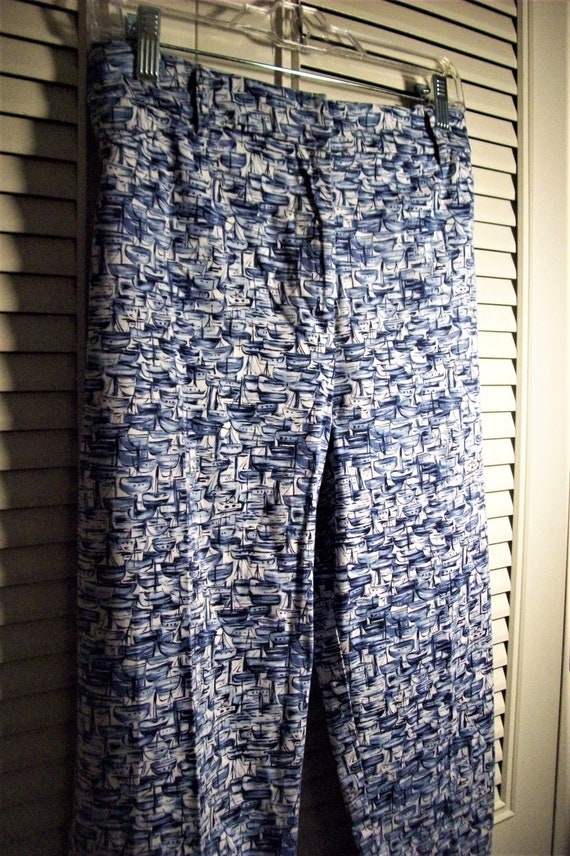 Pants 14 Peck Peck Cotton Long Pants. Sailboats. Summer Here at