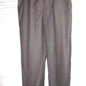 Pants 10 FIVE STAR Vintage Rena Lange Glen Plaid Great Wool - Etsy