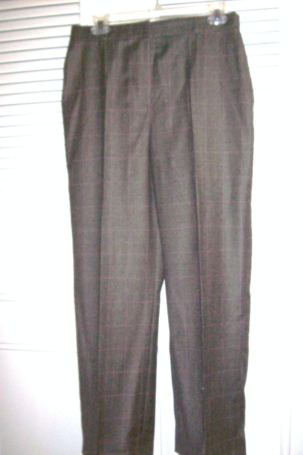 Pants 10, FIVE STAR Vintage Rena Lange Glen Plaid Great Wool Pants Size ...