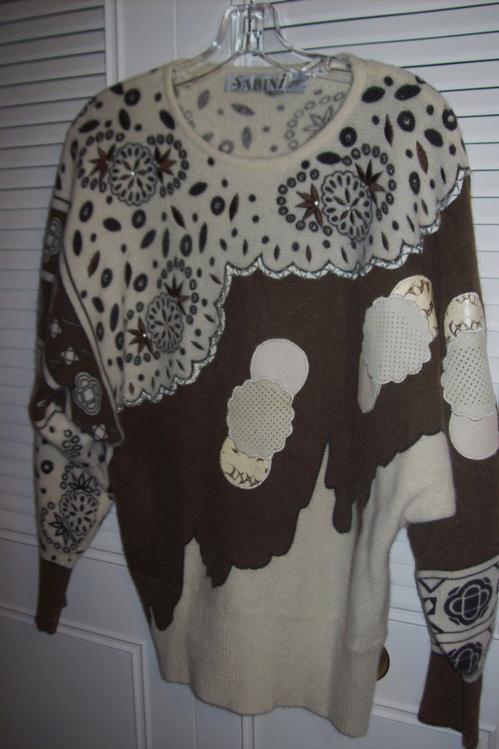 ☺*︎様 OLD Lambs wool sued knit Old Highland Knitted Wool Men's Sweater With Pewters Clasps