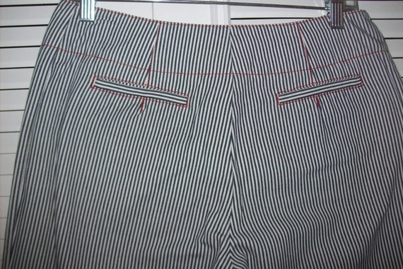 Pants 8, Vintage Harve Benard Smartly Striped Cot… - image 4