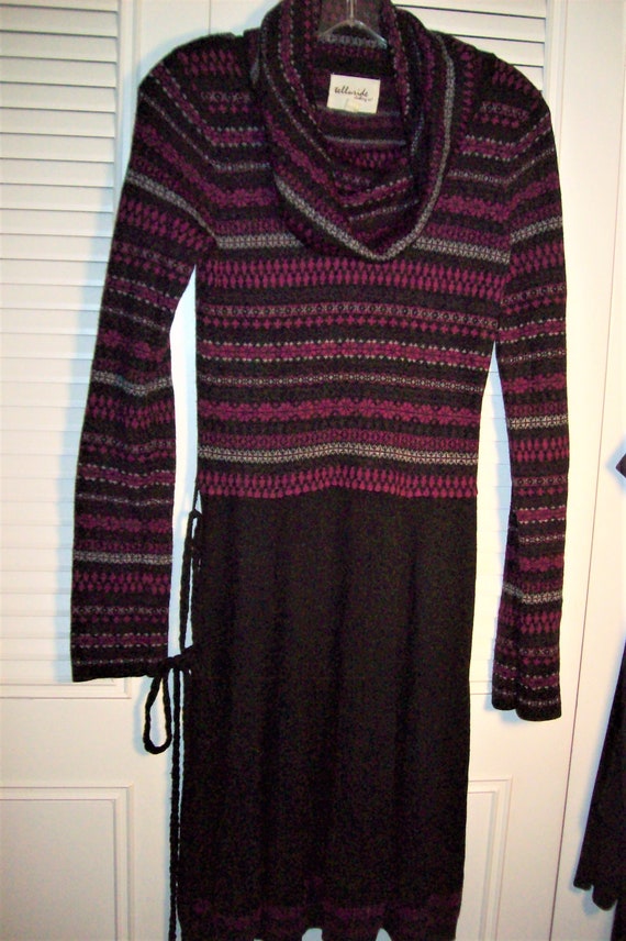 Dress 4, Dress Small, Sweater Dress by Telluride. 