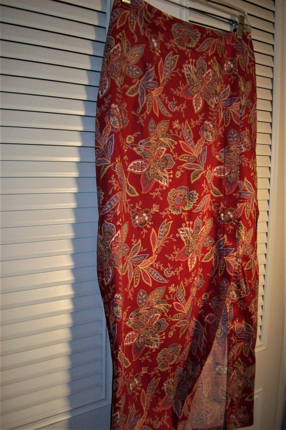 Skirt 10, Long Maxi Cotton Wrap Sarong Skirt by B… - image 2