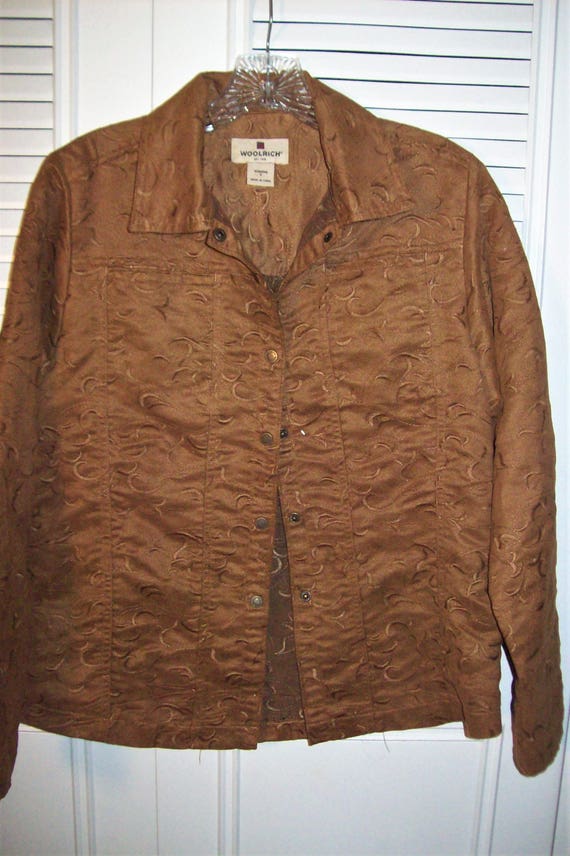 Jacket Small, Woolrich Brocade Light-Weight Jacket