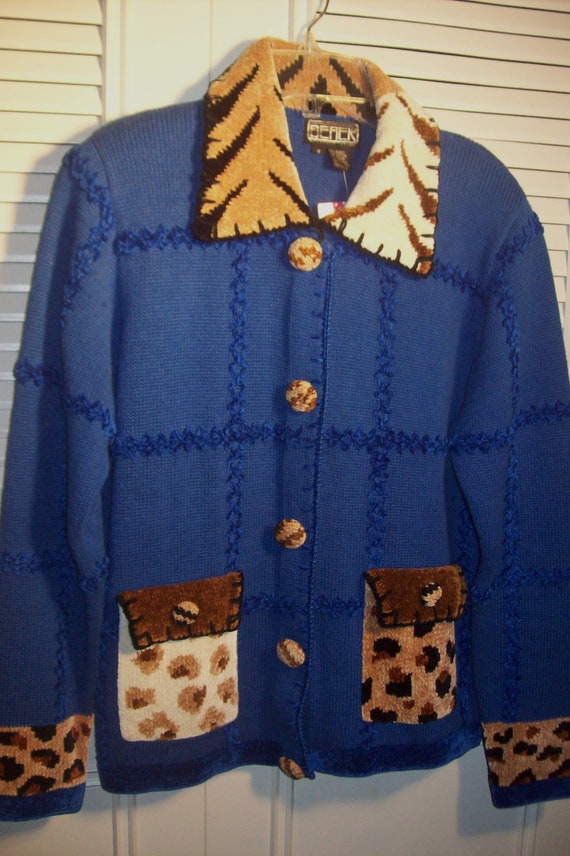 Sweater Small  - Medium, Berek NWT Royal Blue, Ani