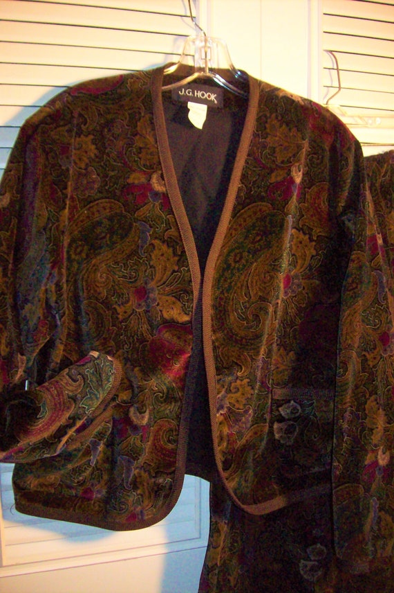 Suit 10, J G Hook Paisley Brushed Cotton Two Piec… - image 1