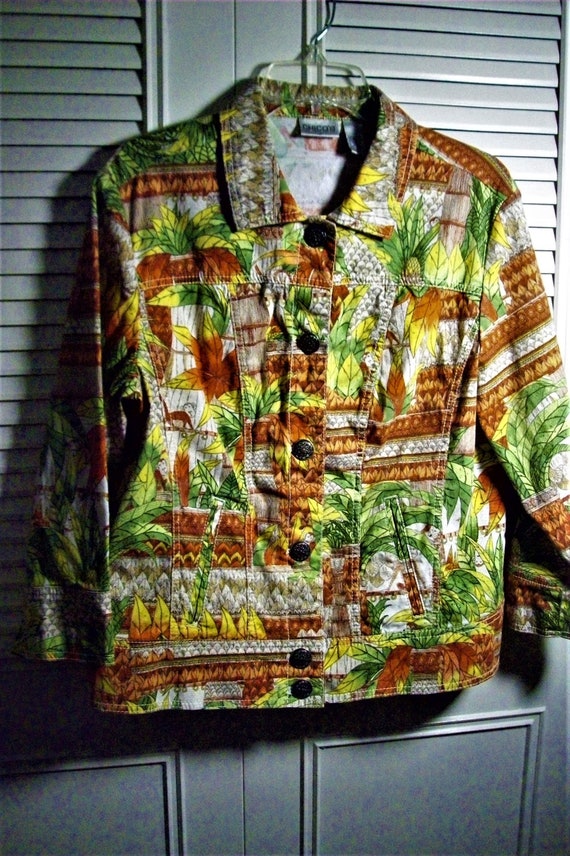 Jacket Small, Florida Summer Jacket, Hidden Monke… - image 1