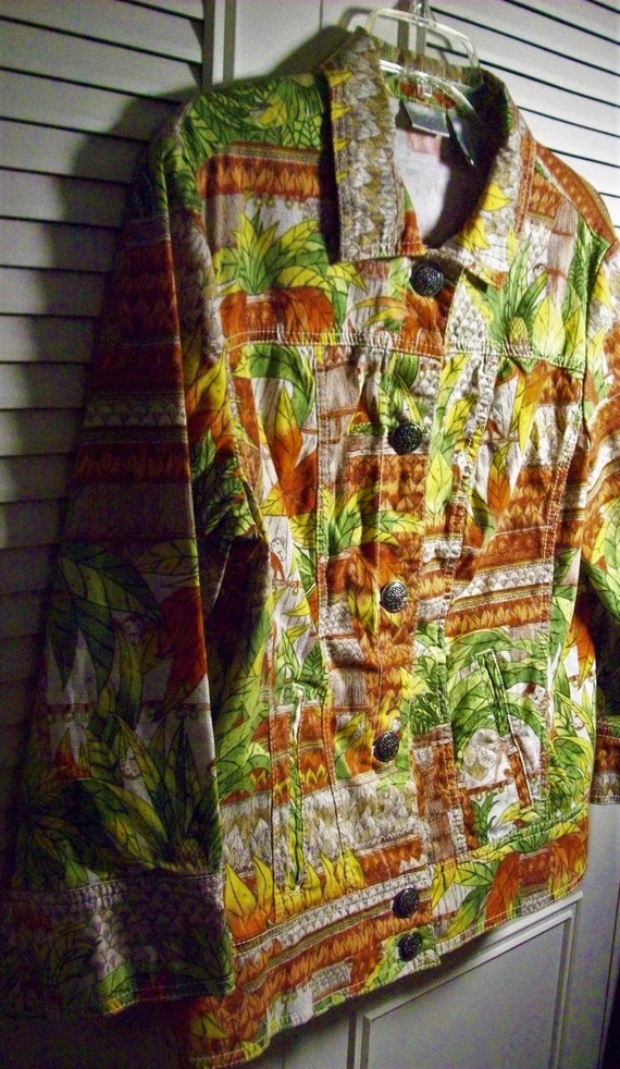 Jacket Small, Florida Summer Jacket, Hidden Monke… - image 3