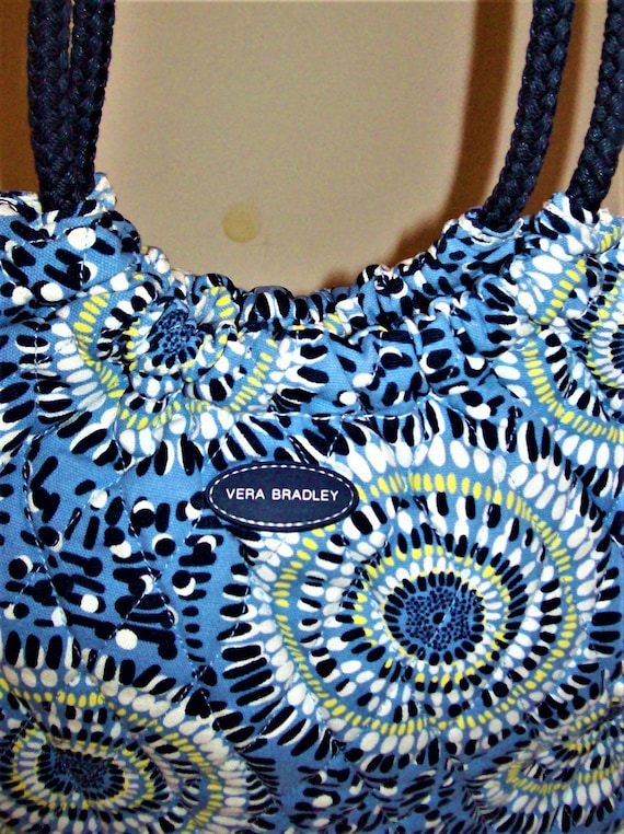 Vera Bradley Purse/tote, Very Large Blue and White Quilted  display picture 1