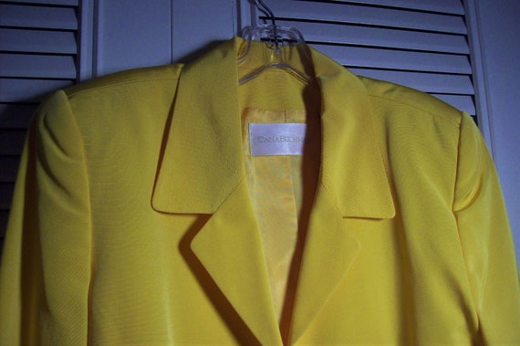 Suit 8,  Skirt Suit, Dana Buchman Stunning Yellow… - image 8