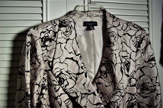 Jacket 16, Evening Dressy Silk/Poly  Jacket w Rhi… - image 3