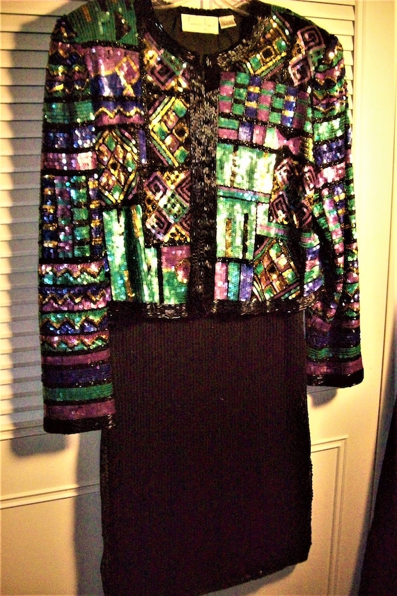 Suit Large, 12, Evening Suit by Laurence Kazar, Gl