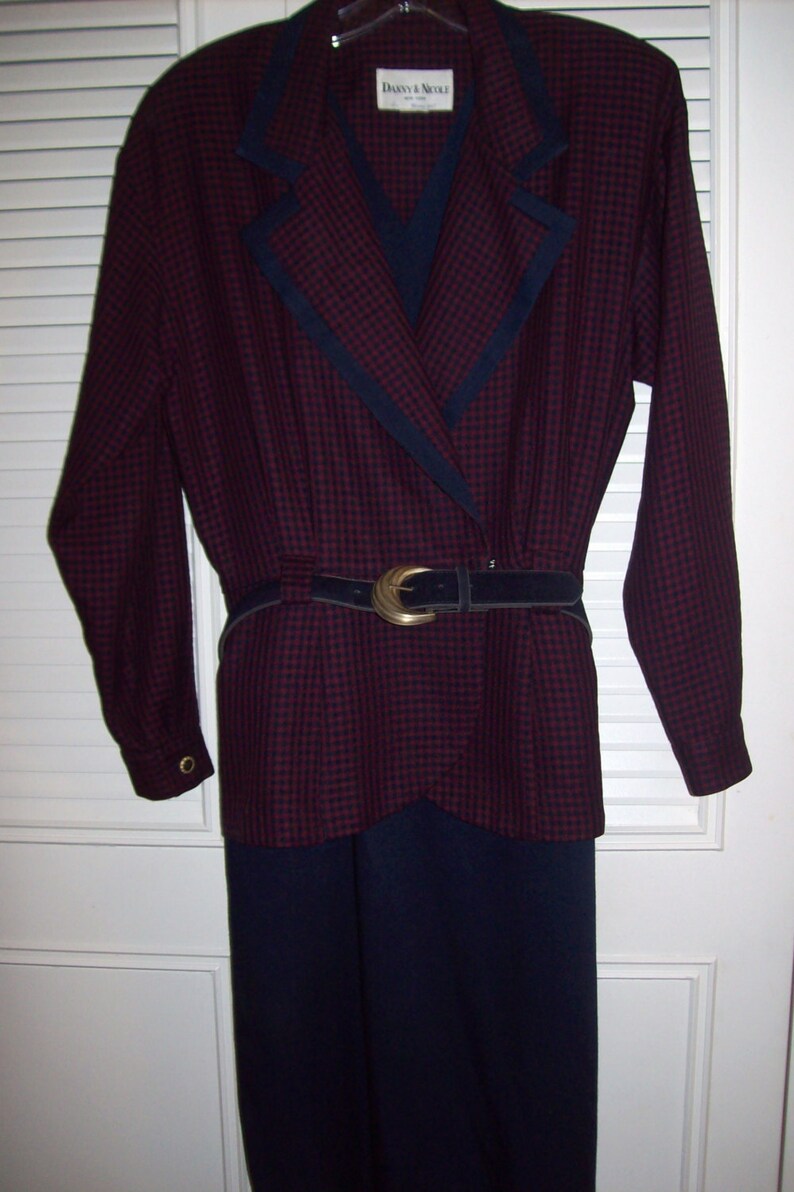 Dress and Jacket, 12, Vintage Danny & Nicole Career Jacket Dress for Women Size 12 Neat business find image 2