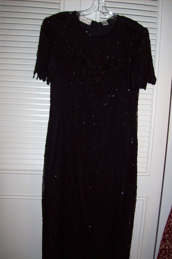 Dress 10 - 12,  All Eyes! Evening Party Maxi Bead… - image 3