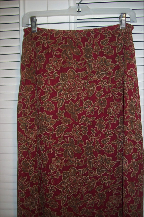 Skirt  8 -10, Pendleton Paisley Maxi Skirt.  Long,