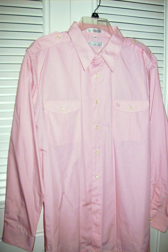 dior shirt pink