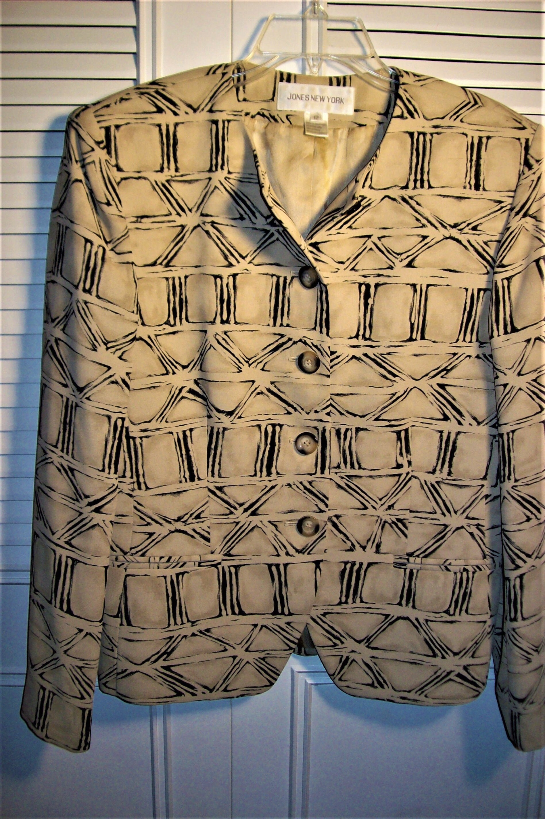 Blazer 12, Jacket 12, Jones New York Versatile Vintage Poly