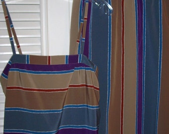 Vintage Sasson Halter and Skirt ! Exciting Beautiful Size 8 see details