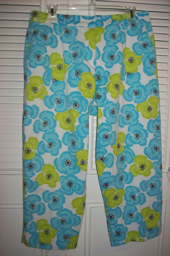 Capris 14, Vintage Spring Capris , Crispy Colorful