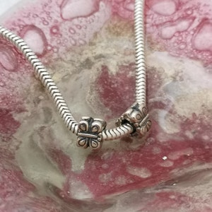 BUTTERFLY BEAD 925 -  mother&#39;s day - charm bead bracelet - barrel beads - gifts for her - European Charm Bead - Sterling Silver - Memorial