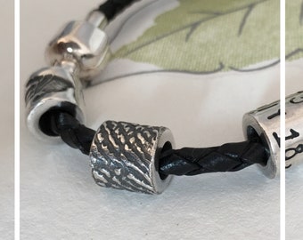 Fingerprint Jewellery BEAD for charm bracelet