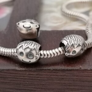 BABY BOY Charm Bead 925 Little Boy mother's day charm bead bracelet 2 STYLES gifts for her baby boy new baby image 8