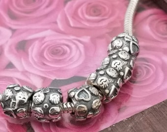 MOTHERS DAY BEAD - charm bead bracelet - 2 Styles - gifts for her - mother and children - European Charm Bead - 925 - mum