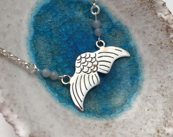 MERMAID TAIL HANDMADE Sterling Silver Necklace