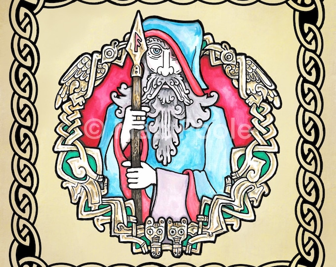 Odin Greetings Card