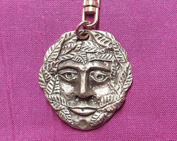Green Man Keyring