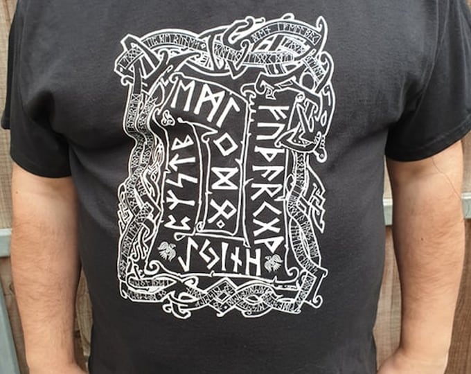 Odin’s Rune Song (Rúnetal) Elder Futhark T-shirt