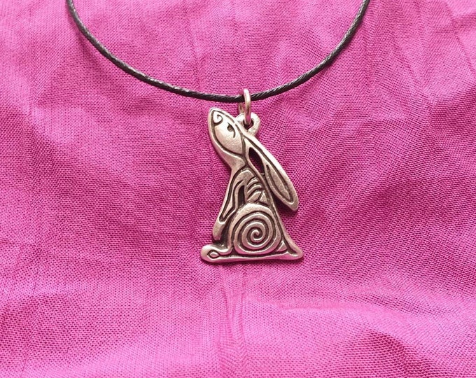 Spiral Hare Pendant