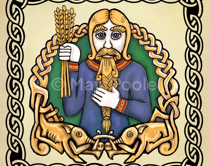 Freyr Greetings Card
