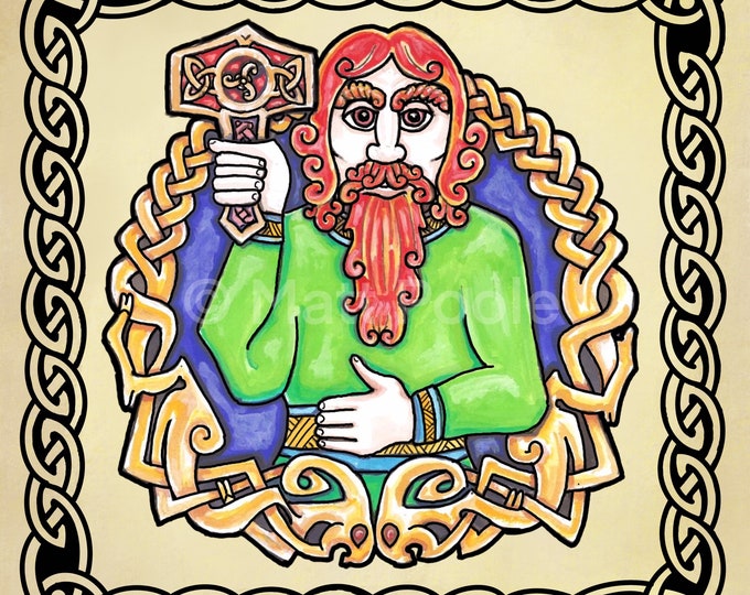 Thor Greetings Card