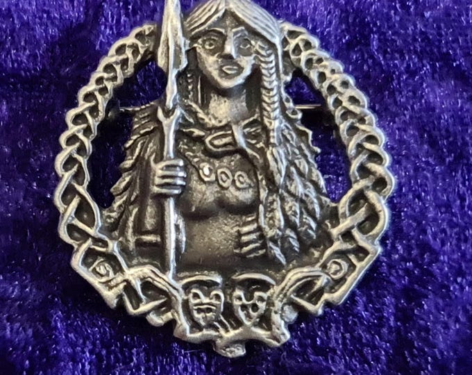 Goddess Frejya Brooch