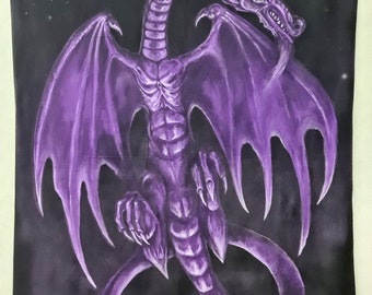 Night Dragon Fleece Blanket