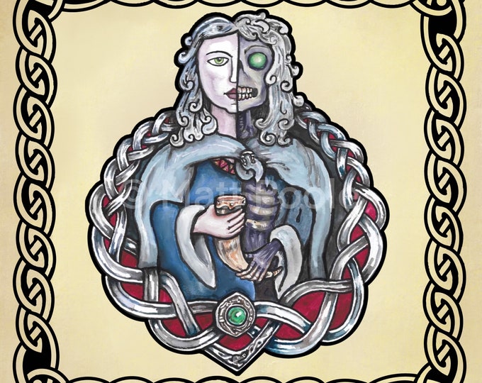 Hel Greetings Card