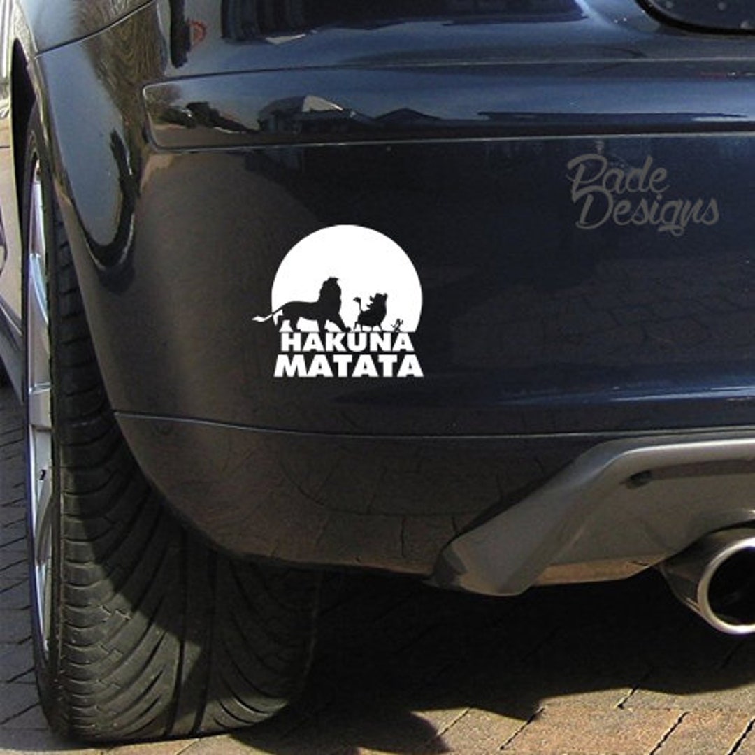 Brand New Hakuna Matata Lion King Car Decal Stickers CHOICE OF Etsy
